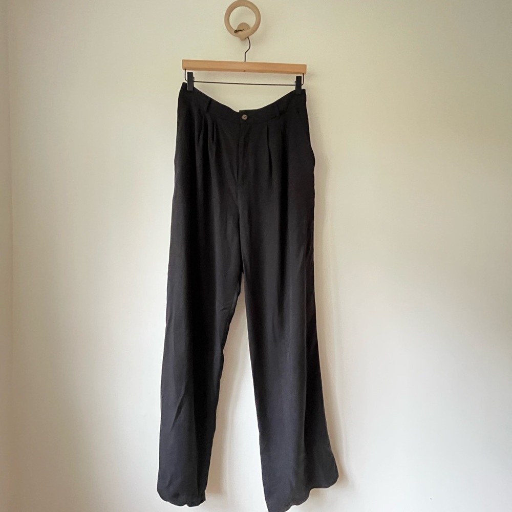 Reformation Mason Pants in Black